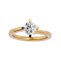 Della Round Solitaire Ring