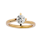 Della Round Solitaire Ring