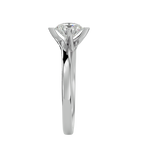 Della Round Solitaire Ring