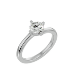 Della Round Solitaire Ring