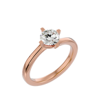 Della Round Solitaire Ring