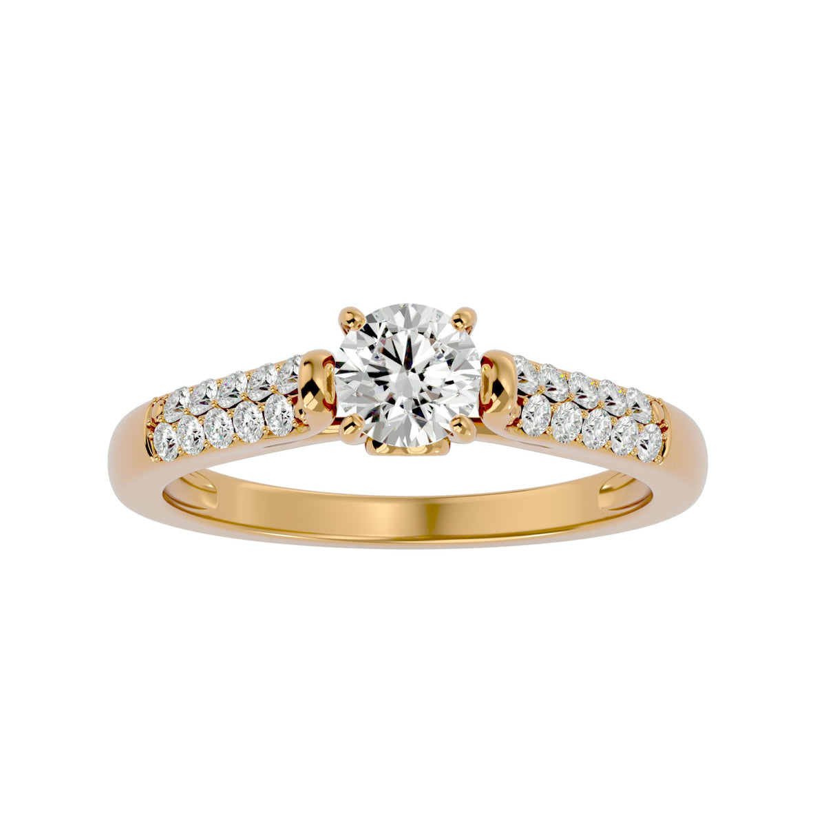 Maisie Round Solitaire Ring