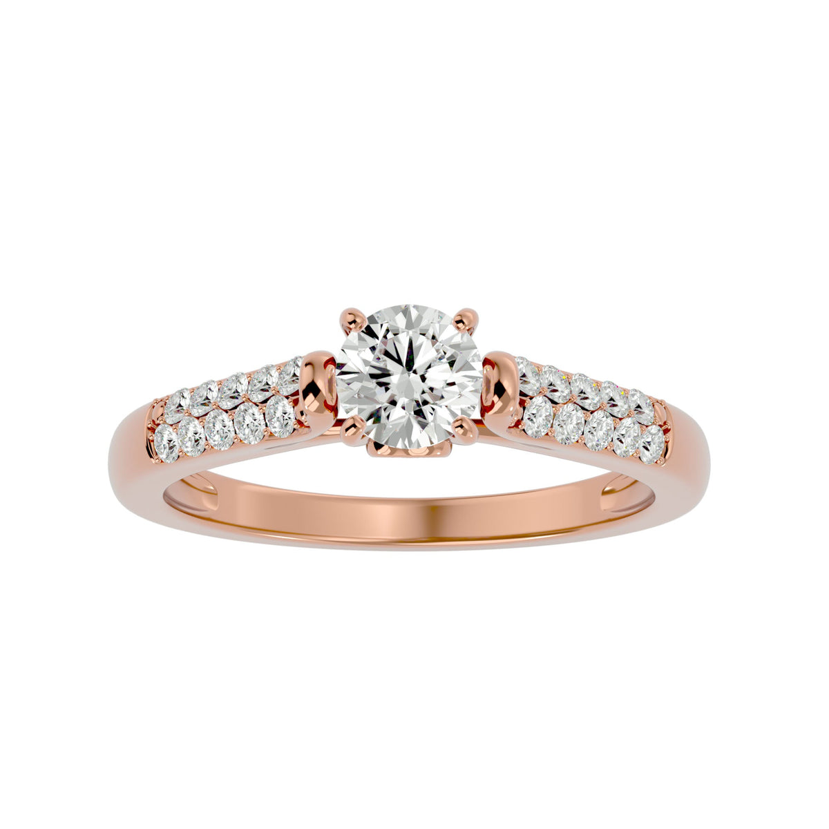 Maisie Round Solitaire Ring