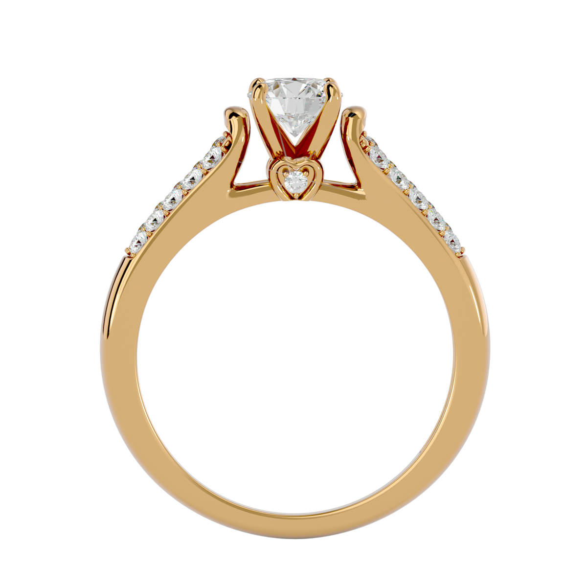 Maisie Round Solitaire Ring