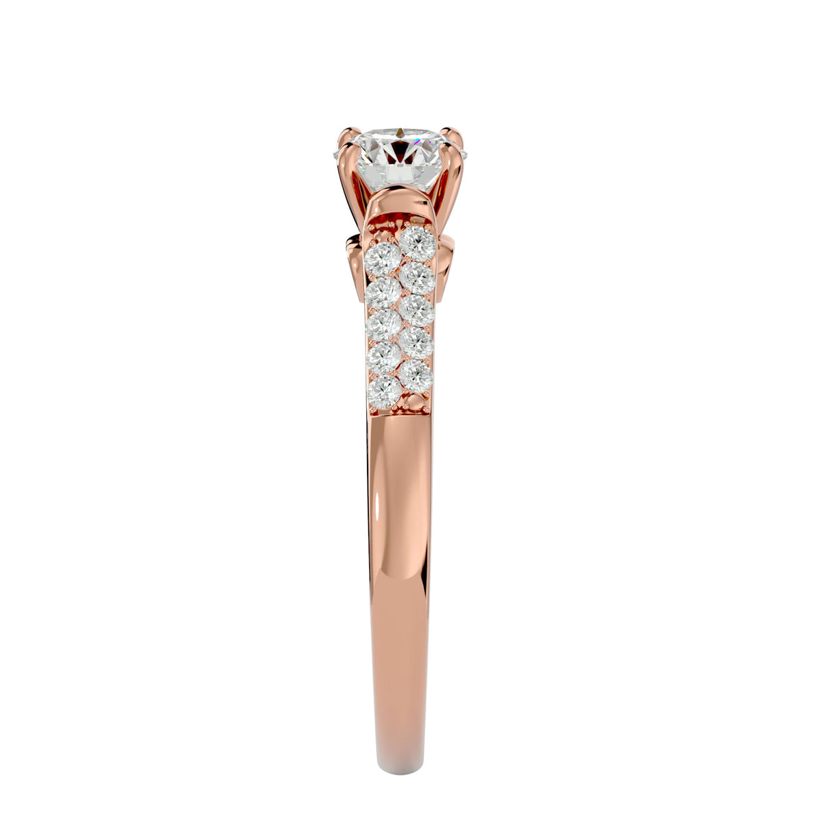 Maisie Round Solitaire Ring