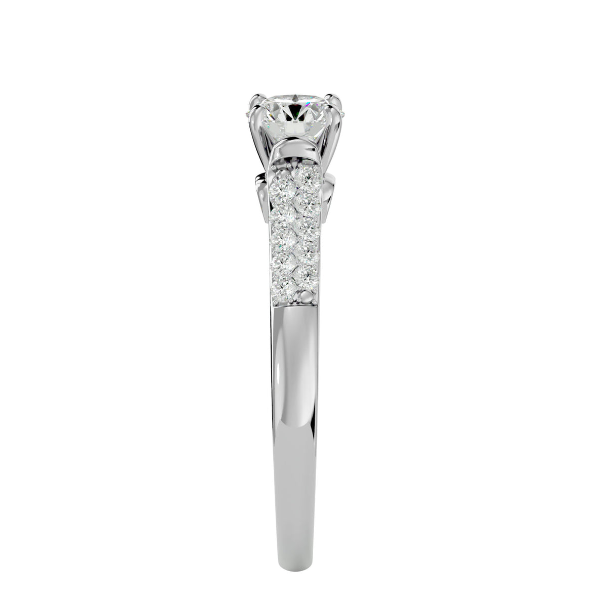 Maisie Round Solitaire Ring