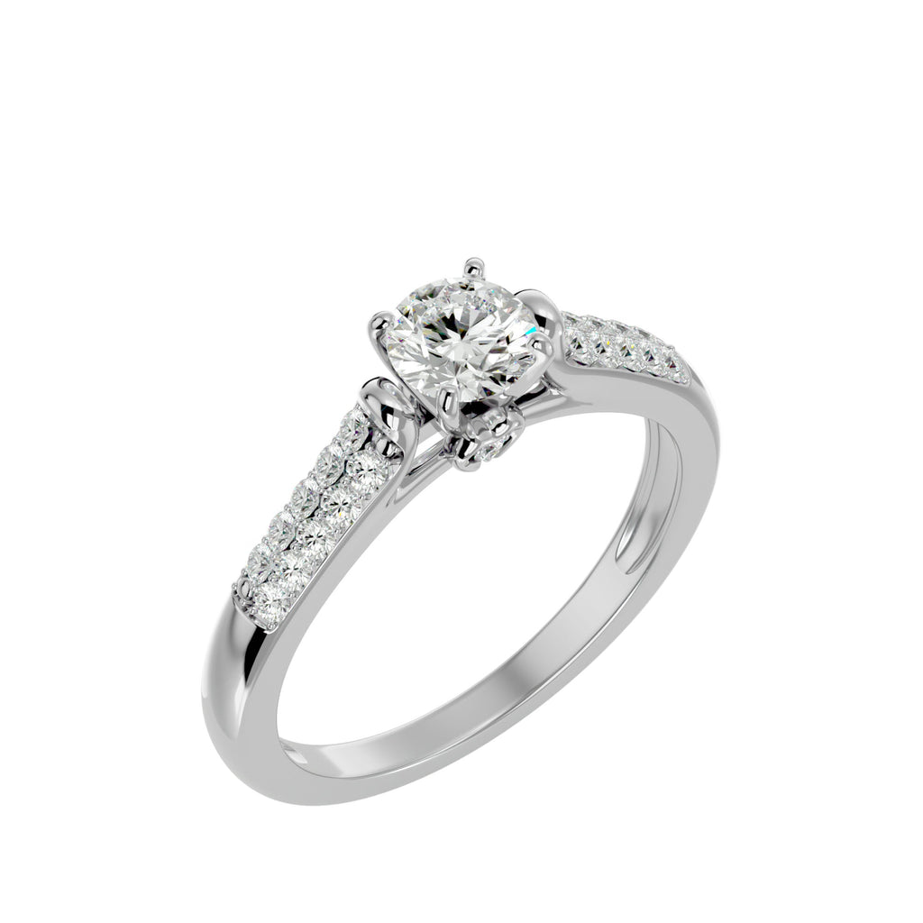 Maisie Round Solitaire Ring