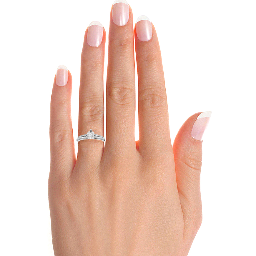Liana Heart Solitaire Ring